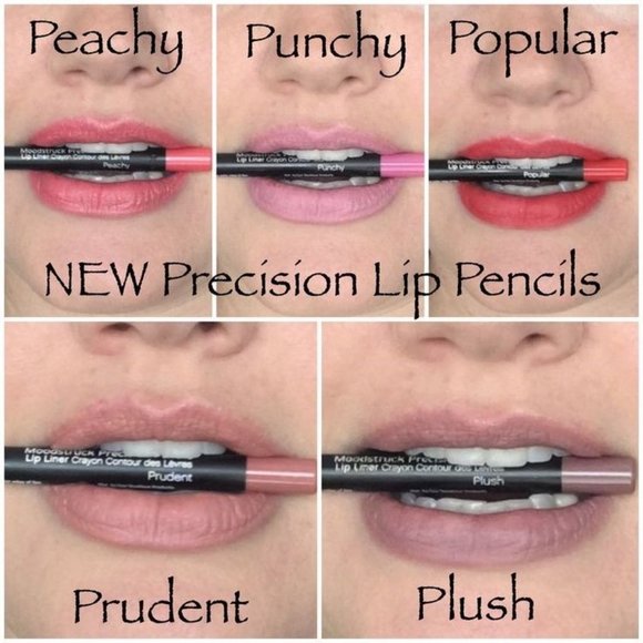 Younique 6 pc Moodstruck lot - Shadow Palette #3, 4 eye & lip liners & brush - Picture 6 of 9